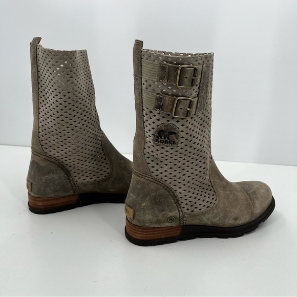Sorel Womens 7 Major Leather Short Half Calf Boots - Picture 8 of 14